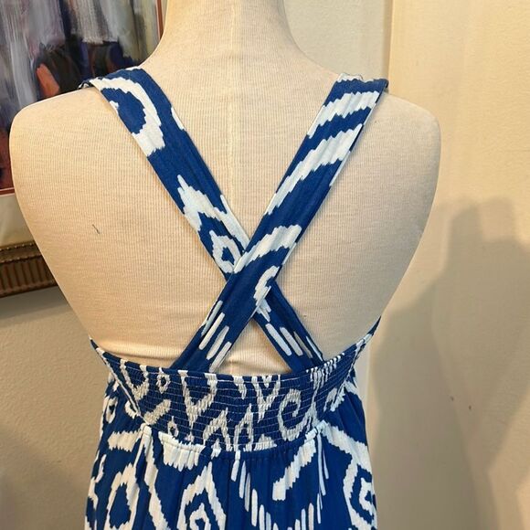 HONORINE Marguerite Tiered Cotton-Gauze Maxi Dress Size S - Picture 8 of 10